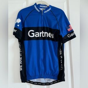 VERGE cycling jersey size L Gartner logo (set of short sleeve and long sleeve)